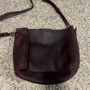 Portland leather goods butterfly bag